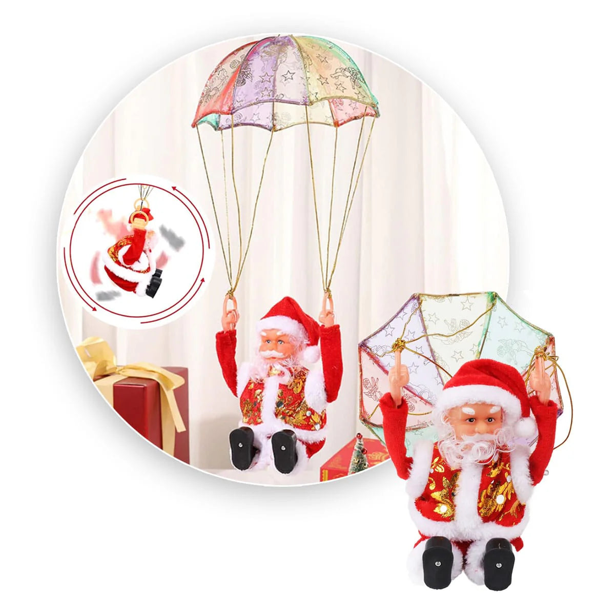 Papa Noel giratorio